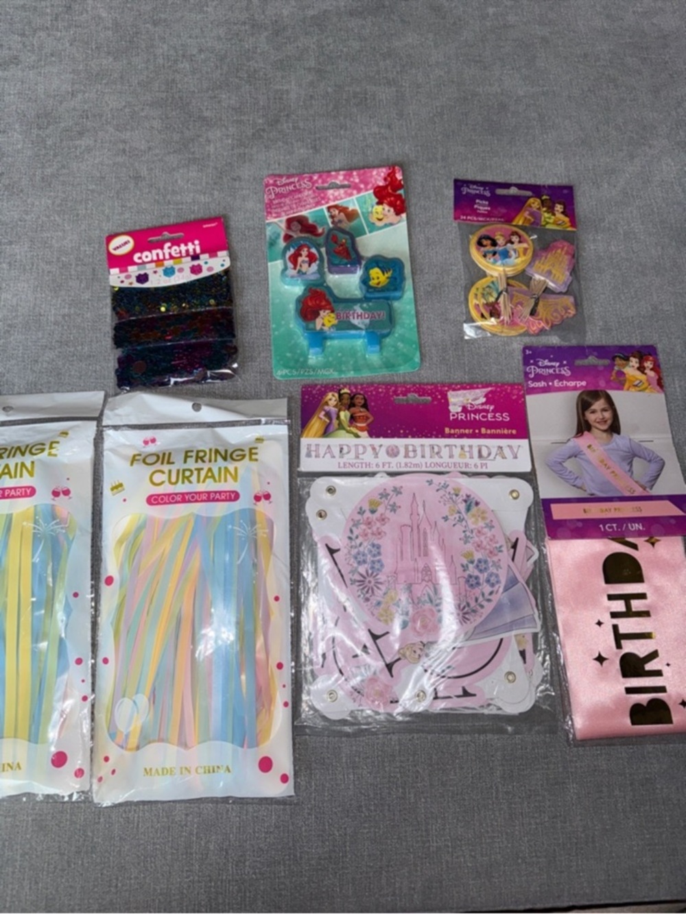 Disney Princess Happy Birthday Party Decorations